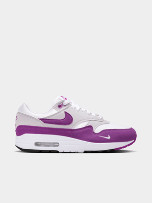 Nike Women's Air Max 1 White/Bold Berry Sneaker