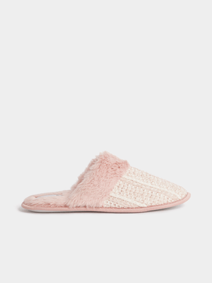 Jet Women's Blush Chenille Slippers