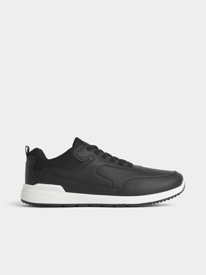 Jet Men's Black Retro Sneakers