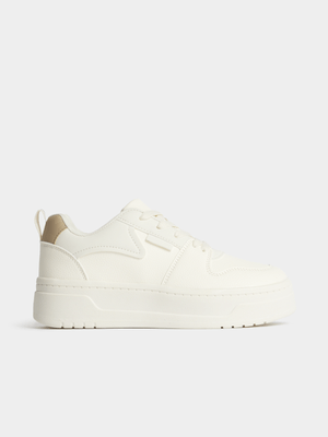 Jet Teen Girls Ecru Chunky Sneakers