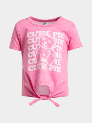 Jet Younger Girls Pink Cutie Pie T-Shirt