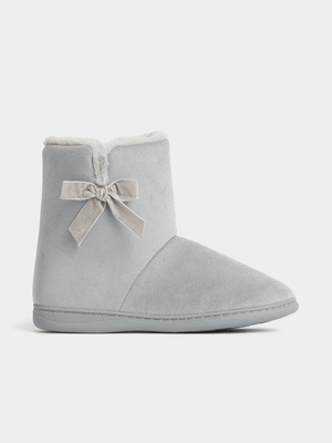 Jet Women's Grey Bow Booties