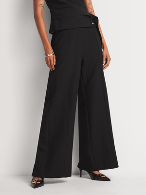 Luella Wide Leg Back Vent Pants