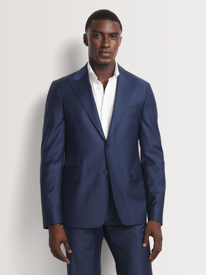 Fabiani Men's Bright Blue Suit Jacket