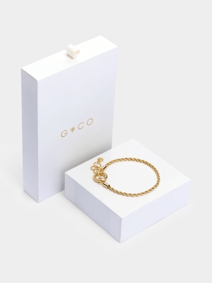 14ct Gold Plated Rope Bracelet