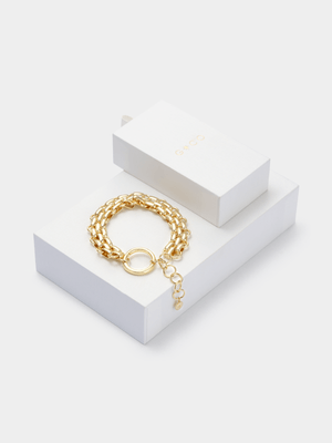 14ct Gold Plated Vintage Link Bracelet