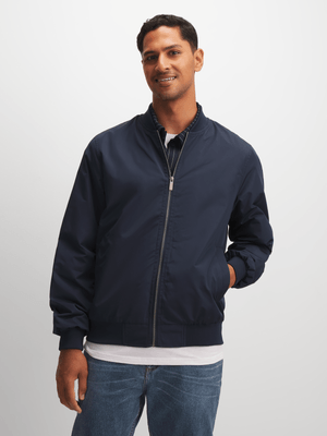 Men's Navy Bomber Jacket