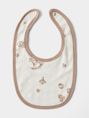 Cotton On Baby Milk Organic Pointelle Bib