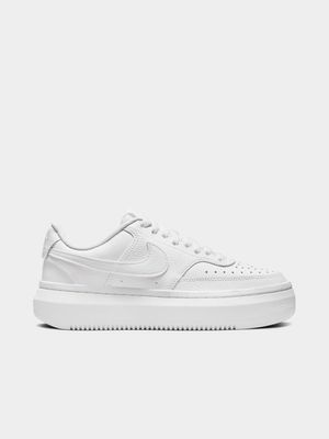 Nike Women's Court Vision Alta White Sneaker