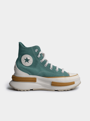 Unisex Converse Run Star Legacy CX Workwear Hi-top Platform Green/White Sneaker