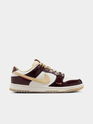 Nike Women's Dunk Low LX Sail/Burgundy Sneaker