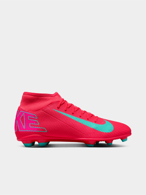 Mens Nike Superfly 10 Club FG/MG Red/Green Boots