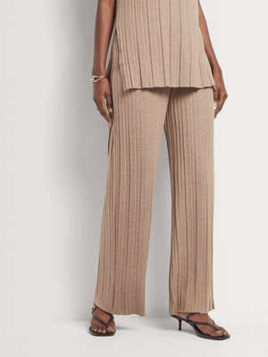 Pleated Soft Touch Wide Leg Pants