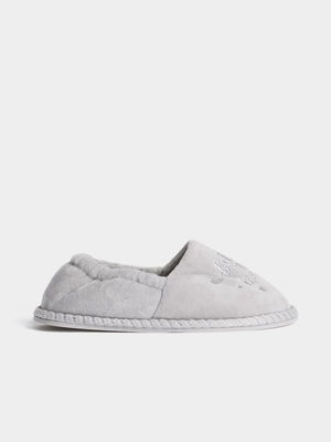 Jet Older Girls Grey Stokie Slippers