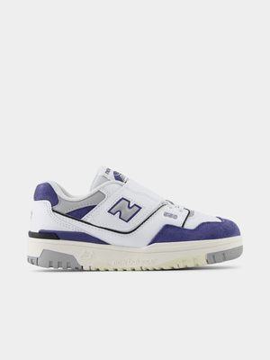 New Balance Kids 550 White/Navy Sneaker
