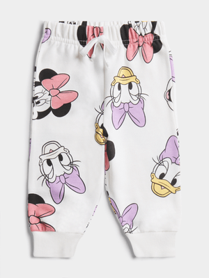 Jet Toddler Girls White Minnie & Daisy Active Pants