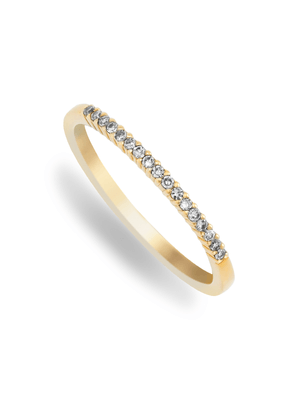 Gold Fine Claw Set 0.085ct Diamond Fine Claw Eternity Ring