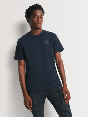 Fabiani Men's Navy Crest T-shirt