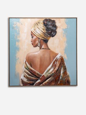 Framed Printed Beauty 100cm