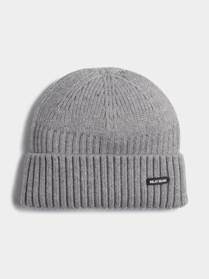 Men's Relay Jeans Micro Grey Beanie