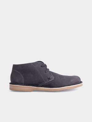 Mens Grasshoppers Duke Charcoal Boots