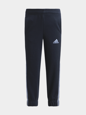 Boys Toddler adidas 3-Stripes Fleece Black Pants