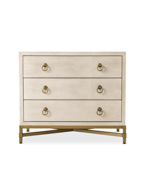 Sharon Bedside Chest Shagreen Grey