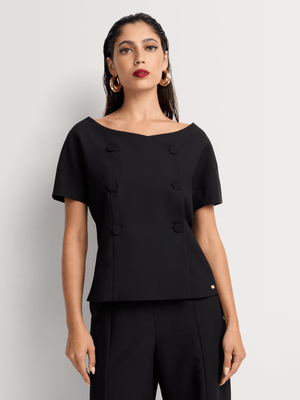 Luella Short Sleeve Blazer