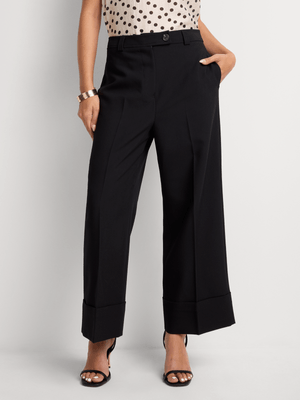 Turn Up Wide Leg Pants