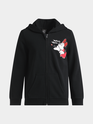 Jet Older Girls Black Minnie & Mickey Active Top
