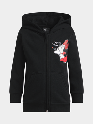 Jet Younger Girls Black Minnie & Mickey Active Top