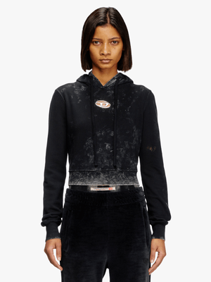 Women's Diesel Black F-Slimmy-Hoodie