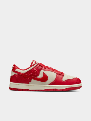 Nike Women’s Dunk Low ‘Roses’ Coconut Milk/University Red Sneaker