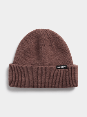 Redbat Unisex Micro Brown Beanie