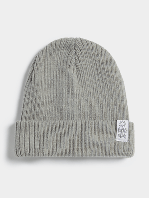 Jet Baby Boys Grey Beanie