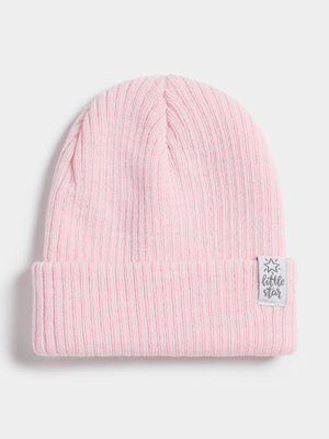 Jet Baby Girls Pink Beanie