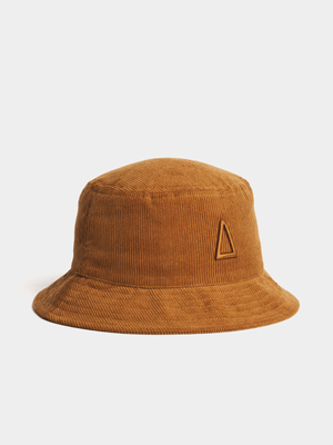 APX Corduroy Tan Bucket Hat