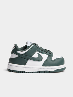 Nike Toddlers Dunk Low White/Green Sneaker