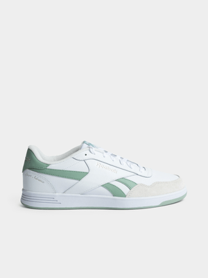 Mens Reebok Court Advance White/Green Sneaker