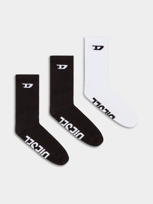 Men's Diesel Multi Skm-D-Crew-Sport-Socks