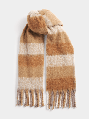 Exact Women's Natural  Blanket Scarf