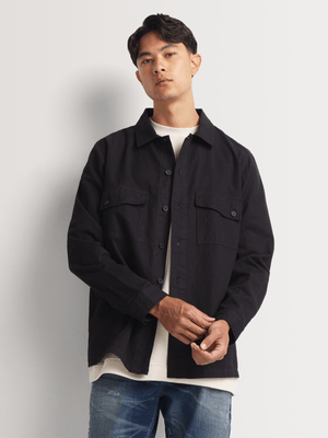 Men's Union-DNM Black Washed Shirt