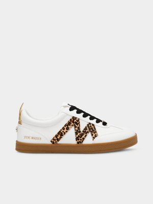 Women's Steve Madden White Degree  Sneakers
