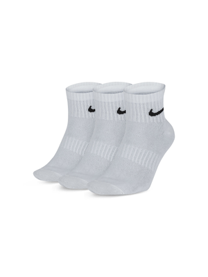 Nike Everyday 3-pack Lightweight White Ankle Training Socks