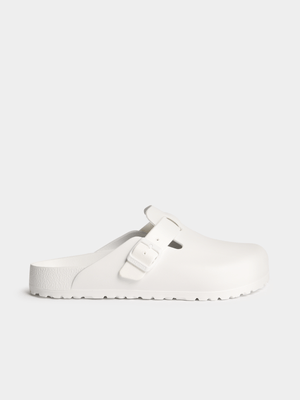 Birkenstock Men's Boston Eva White Clog