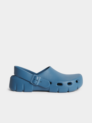 Birkenstock Men's Birki Flow Blue Clog