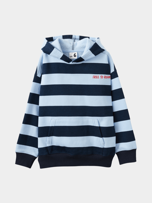 Cotton On Kids Blue Boy Sammy Oversize Hoodie