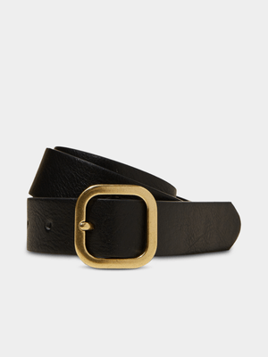Women's Cotton On Black Slim Dad Belt
