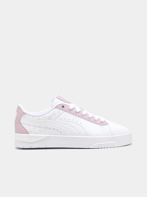 Puma Junior Grade-School Jada Beach Florals White/Pink Sneakers