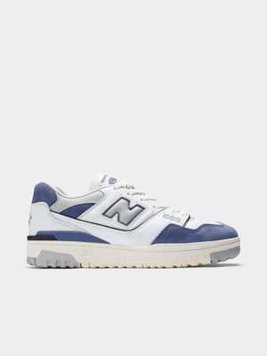 New Balance Men's 550 White/Navy Sneaker